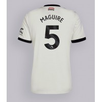 Manchester United Harry Maguire #5 Tretí futbalový dres 2024-25 Krátky Rukáv